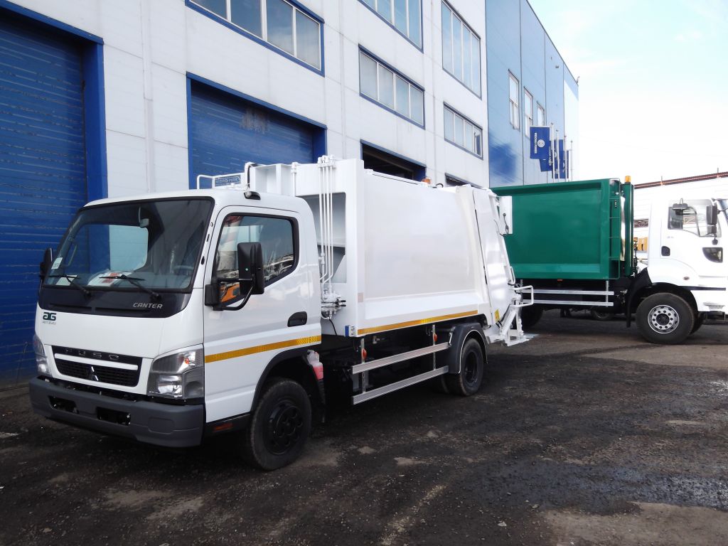 Мусоровоз HM 8 на шасси Mitsubishi FUSO CANTER в наличии
